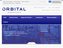 Tablet Screenshot of orbitalingenieria.com.ar